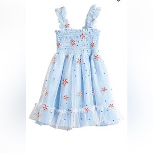 NWT Truly Me Blue Starry Girls Sundress Size 3T